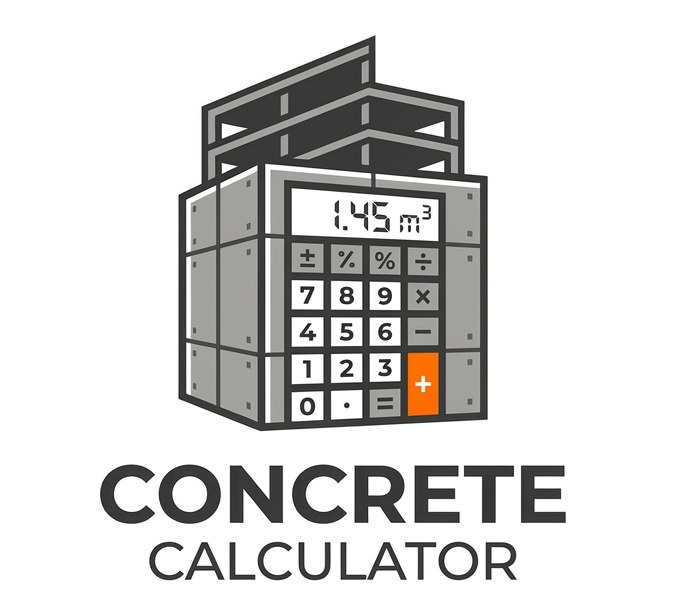 Concrete calculator logo image